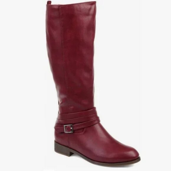 JOURNEE COLLECTION WINE COMFORT IVIE BOOT SIZE 10m NWT - Picture 1 of 4